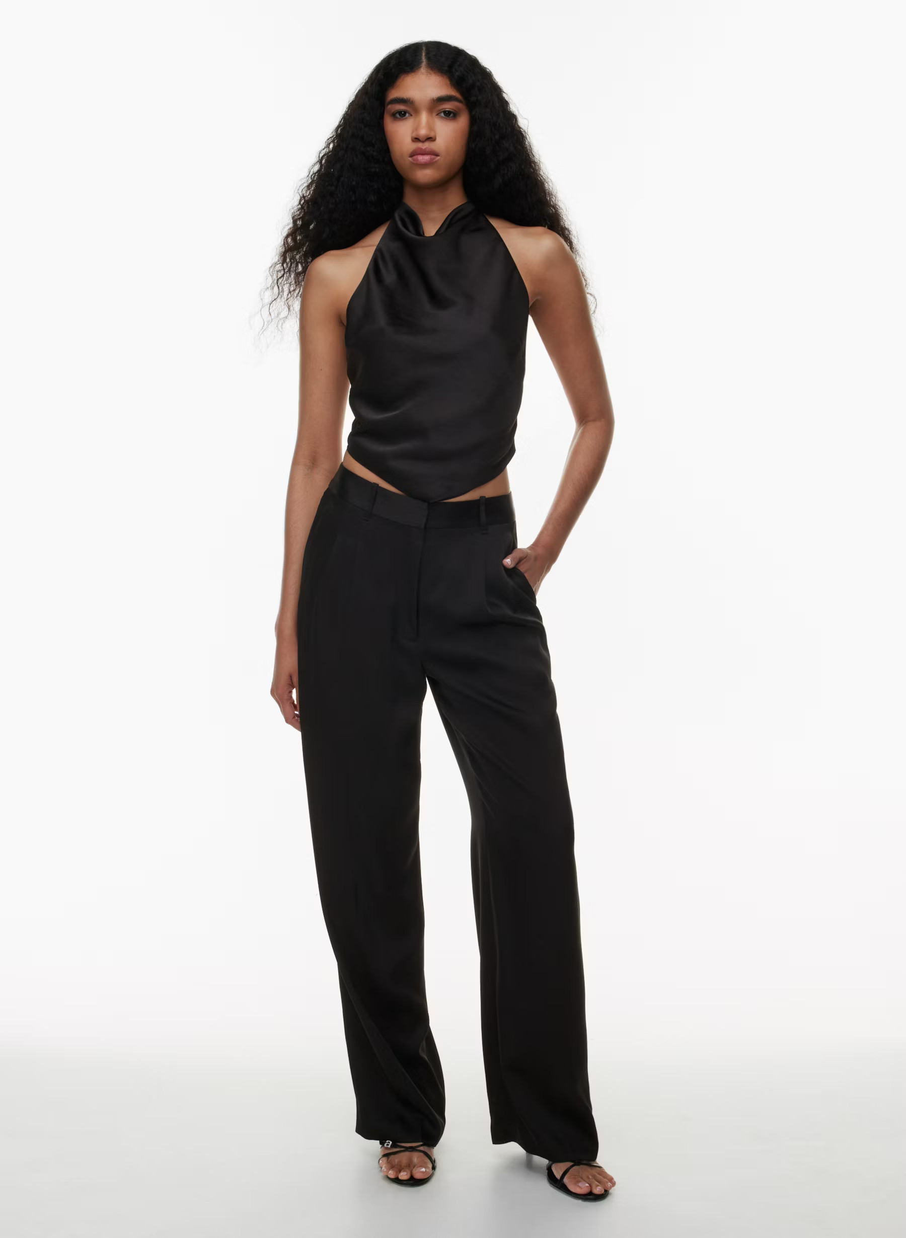 VICTORIA SATIN TOP | Aritzia