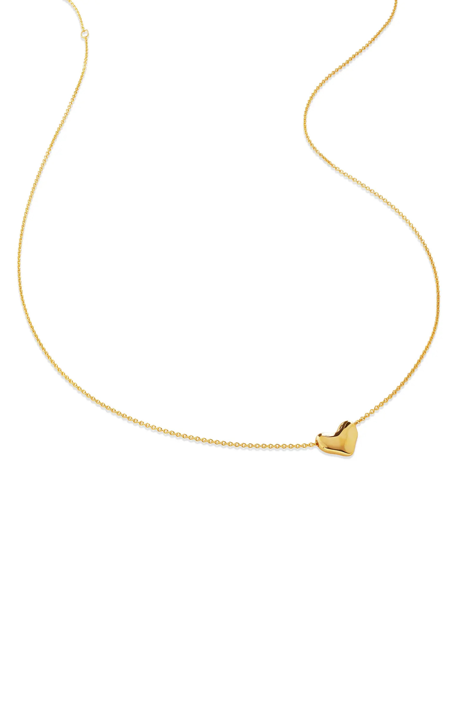 Monica Vinader Heart Pendant Necklace | Nordstrom | Nordstrom