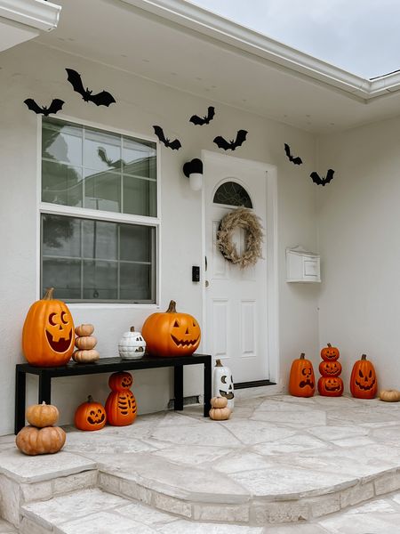 Our Halloween porch, 2022