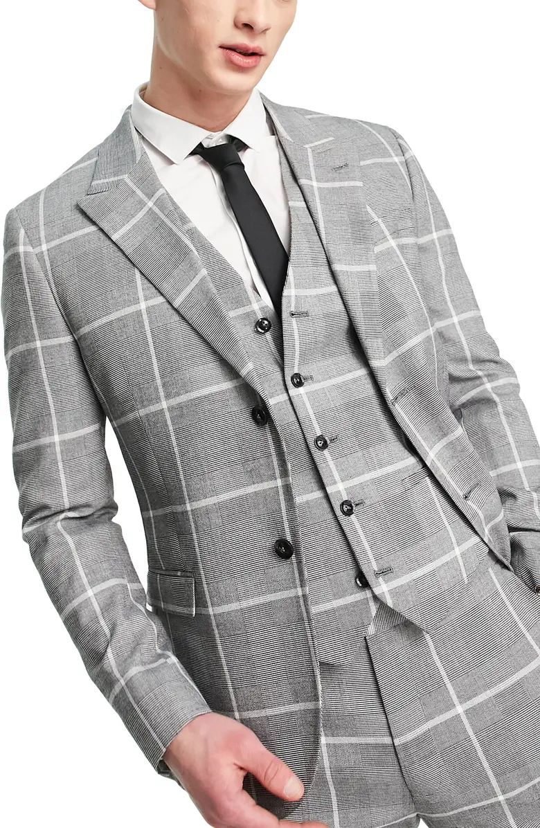 Topman Plaid Suit Jacket | Nordstrom | Nordstrom