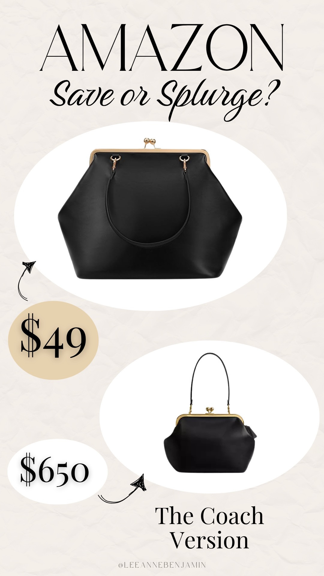 Would you save or splurge on this purse for fall?  

 #LTKootd #LTKOver40 #LTKSaleAlert