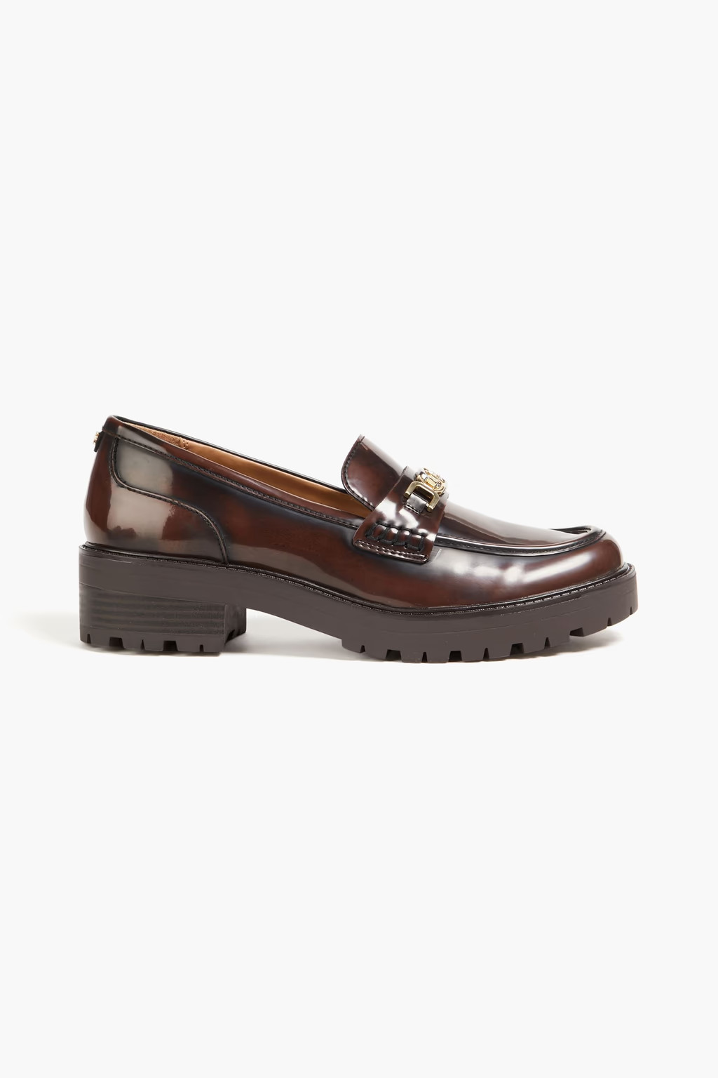Teagan embellished faux leather loafers | The Outnet (UK and Europe)