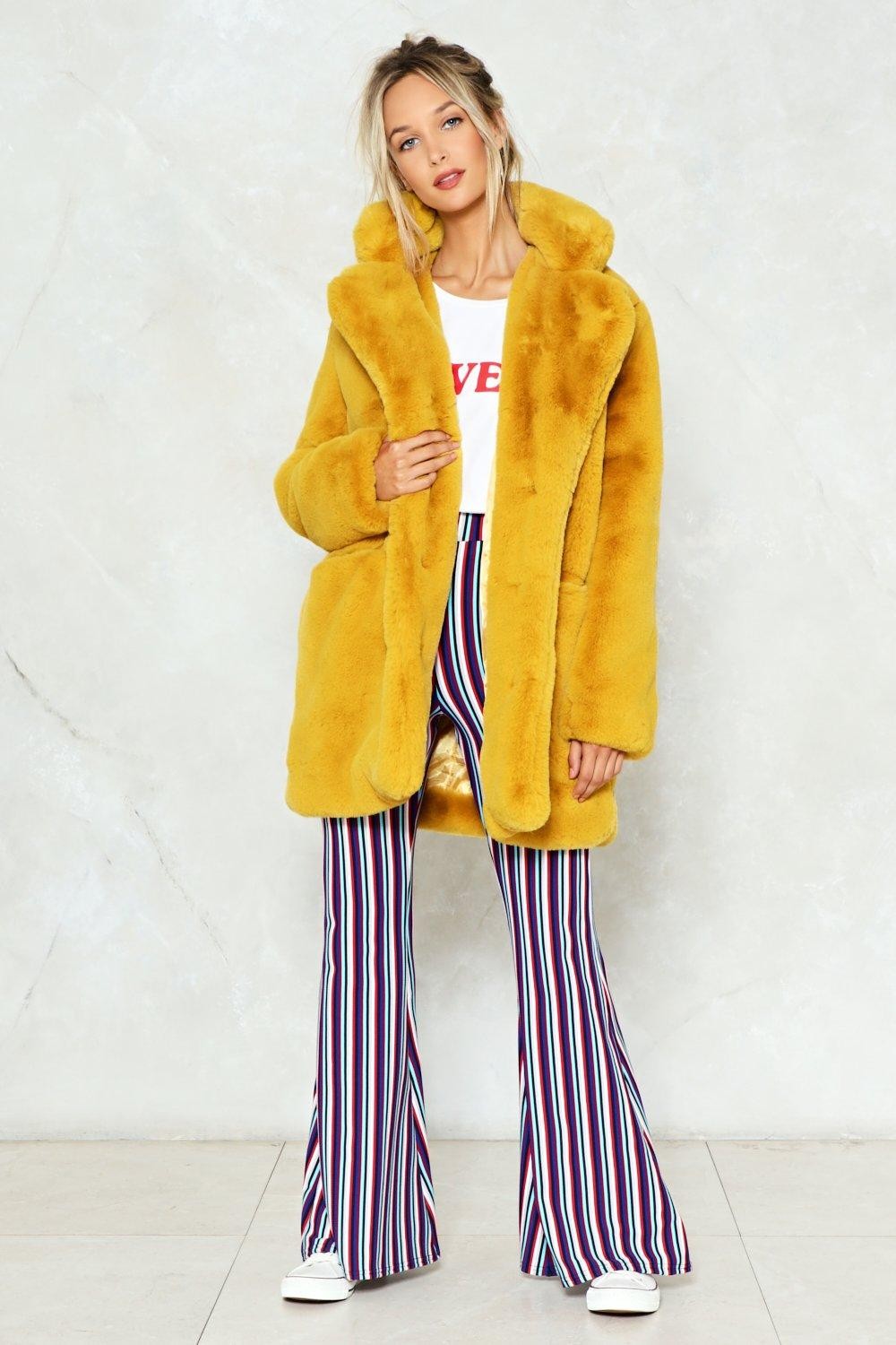 Surfin' Bird Faux Fur Coat | NastyGal (US & CA)