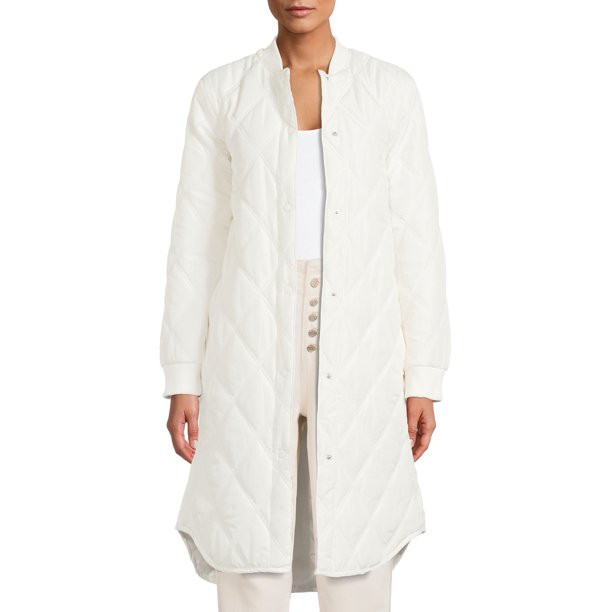 Jason Maxwell Women's Quilted Duster Jacket - Walmart.com | Walmart (US)