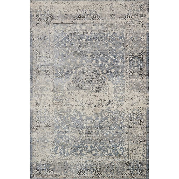 Magnolia Home by Joanna Gaines Everly Rug in Mist | Bed Bath & Beyond