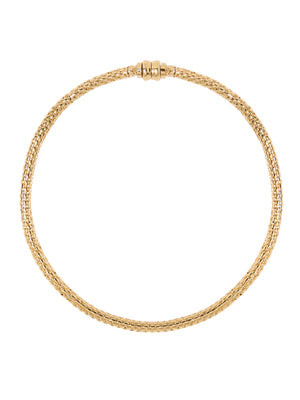 PETITE CASTA NECKLACE WITH LAB DIAMOND ACCENT, 18K GOLD VERMEIL | Dorsey