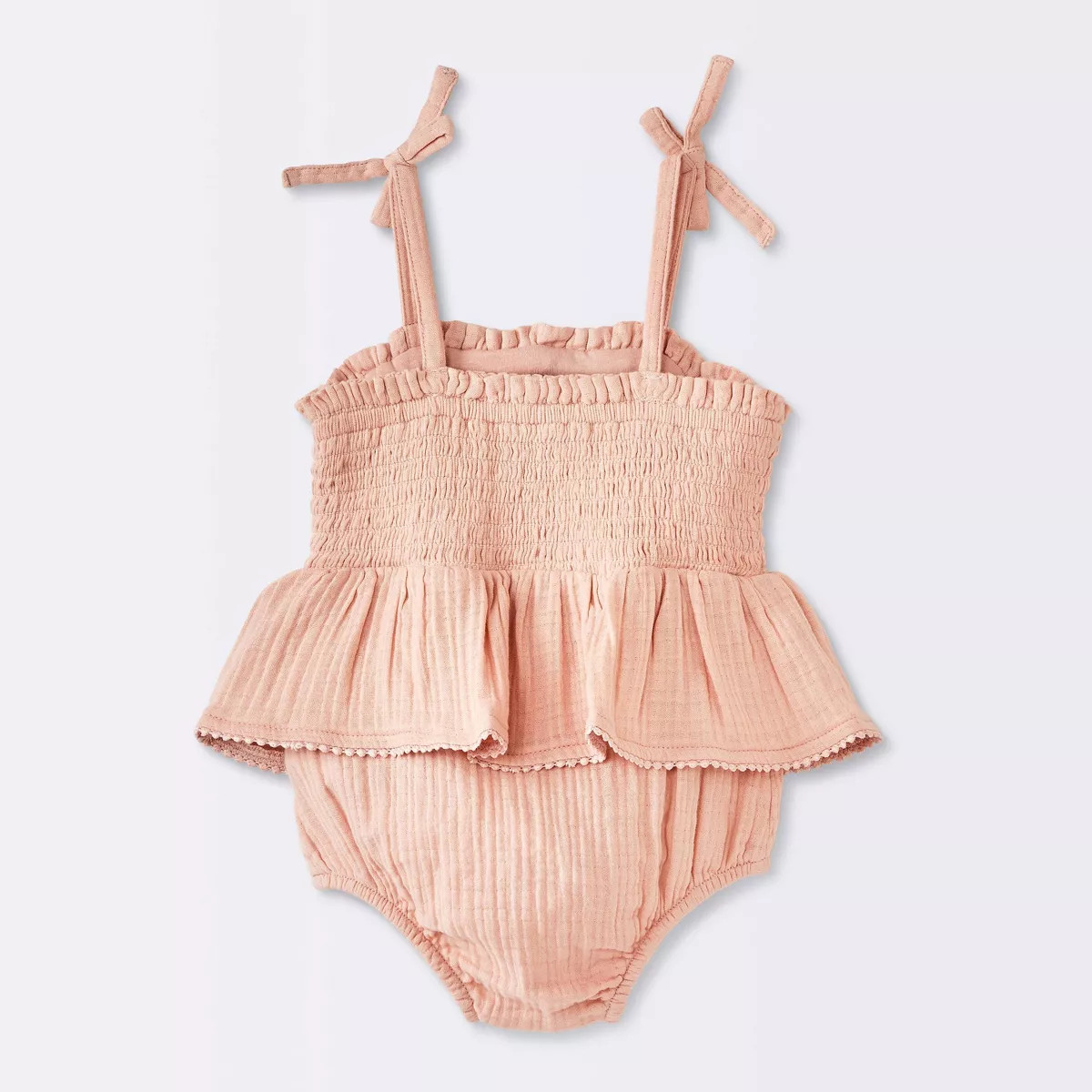 Baby Girls' Crochet Romper - Cloud Island™ Pink 0-3M | Target