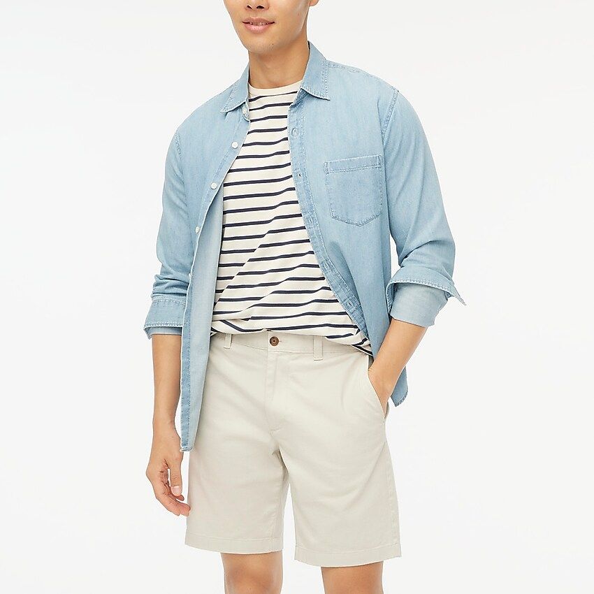 9" Gramercy flex khaki short | J.Crew Factory