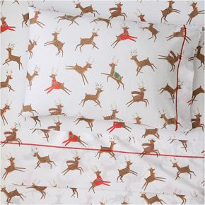 Reindeer Friends Sheet Set | West Elm (US)