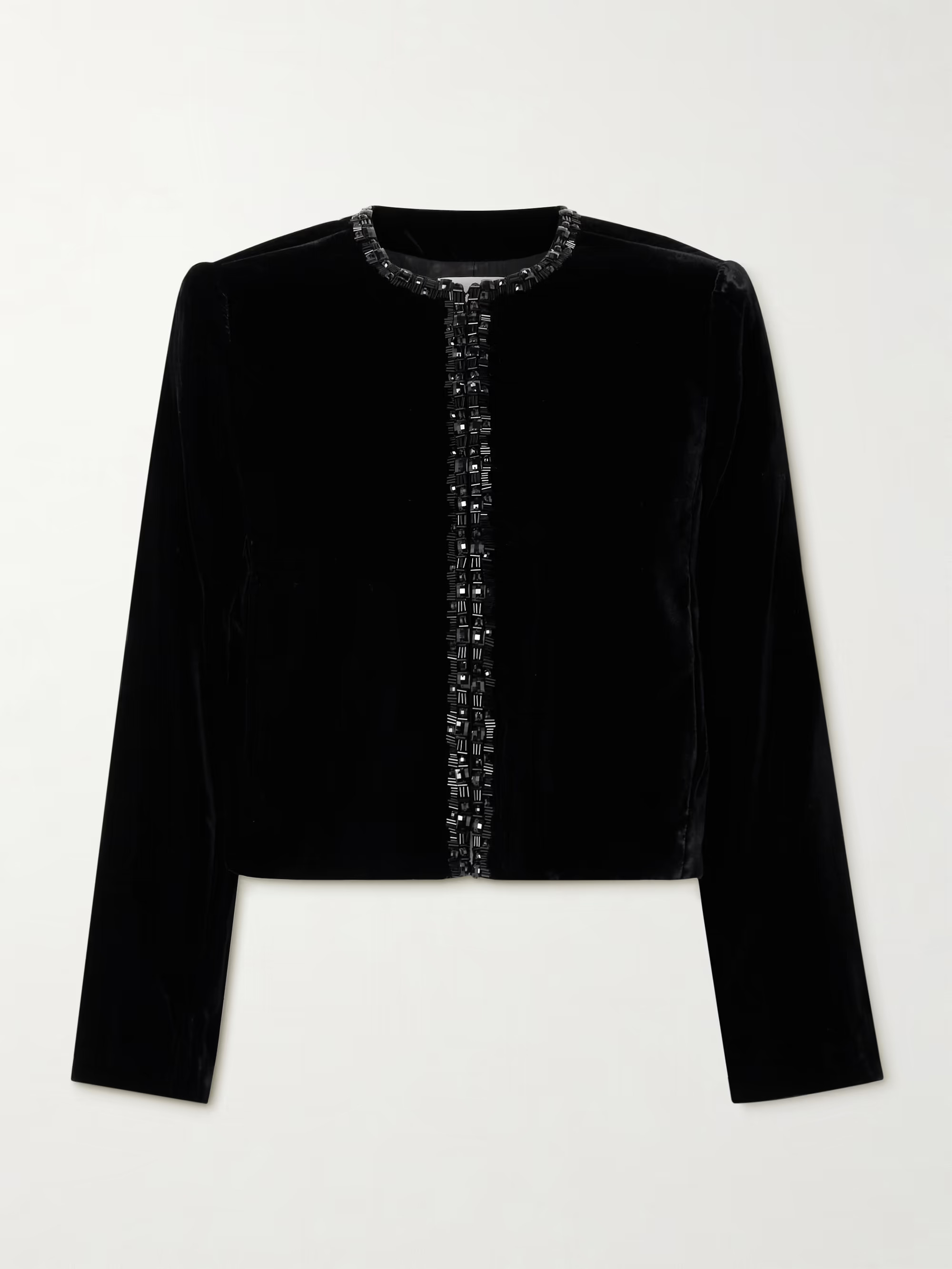 Embellished velvet jacket | NET-A-PORTER (US)