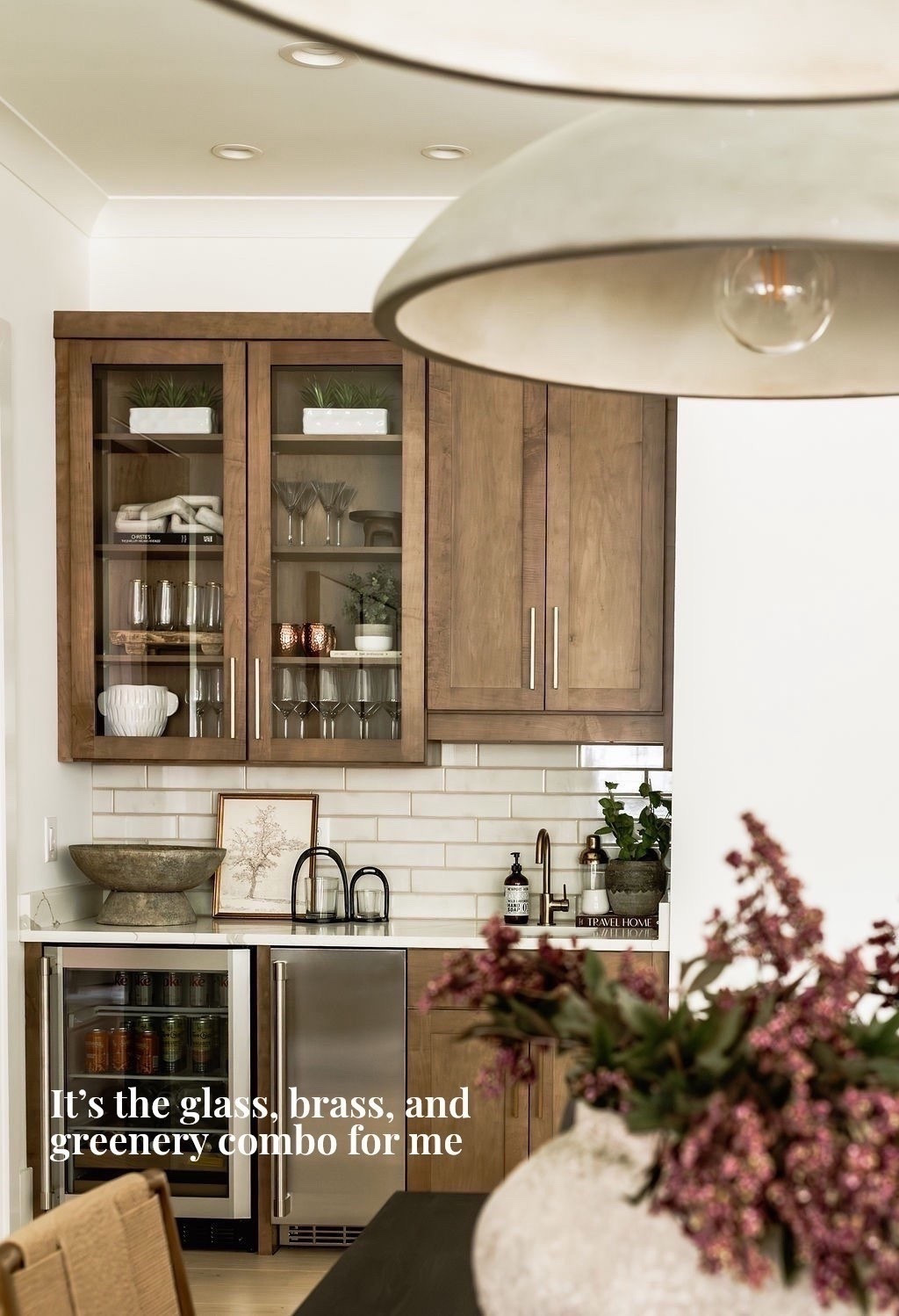 This Modern Classic bar area blends texture and tone beautifully — warm wood cabinetry, clean lines, and subtle styling bring this small corner to life. 
It’s proof that the details make all the difference.🤍

#porcheandco #modernclassicdesign #barinspo #neutralhome #interiorstyling #homedecorideas #glasscabinet #timelessdesign #modernclassicdecor #interiorinspo #kitchendesign #homeaesthetic

Do you want to bring our dreamy Modern Classic style interior design into your own home? 🏡 You’re in luck! Reserve our Online Interior Design packages today -> https://porcheandco.com/edesign ✨ We can’t wait to work with you & design your home with #porcheandco



#LTKvlog #LTKHome #LTKstorytime