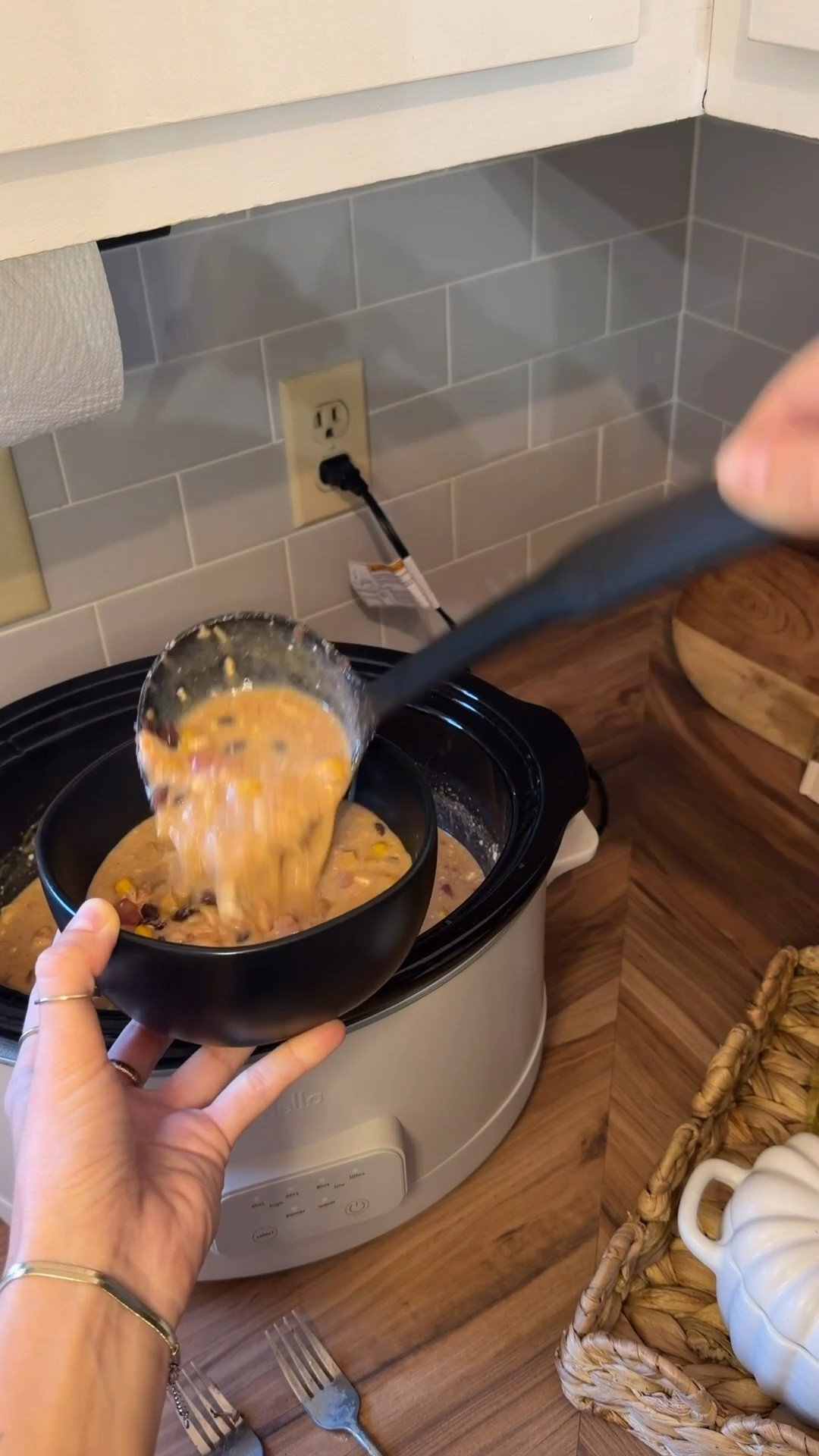 Creamy Chicken Taco Soup!!! ✨👩🏼‍🍳🌮

I have the crockpot in the color: OATMILK

On sale today for $44.99
WAS: $49.99

6 quarts, four programmable presets (4, 6, 8, and 10 hours), low/medium/high temperatures, nonstick, cool-touch handles, and SO MUCH MORE :)))

Amazon finds, Amazon home, Amazon deals, Amazon trends, home deals, home finds, kitchen finds, kitchen deals, bella crockpot, BELLA slow cooker, crock pots on sale, deal of the day, watch now, make dinner with me, soup recipes

#LTKfoodie #LTKSaleAlert #LTKHome