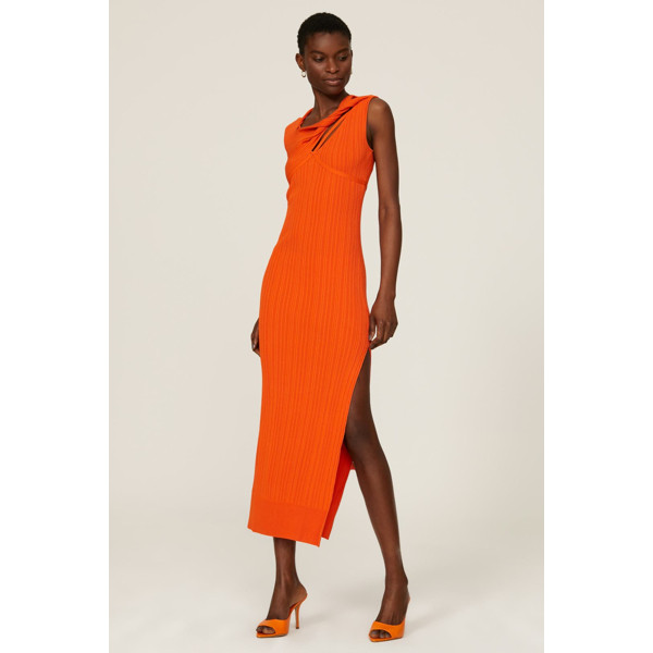 Aknvas Sevrine Dress orange | Rent the Runway