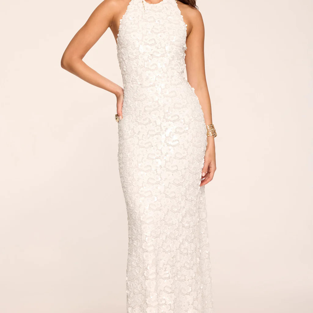 Giada Sequin High Neck Gown | Ramy Brook