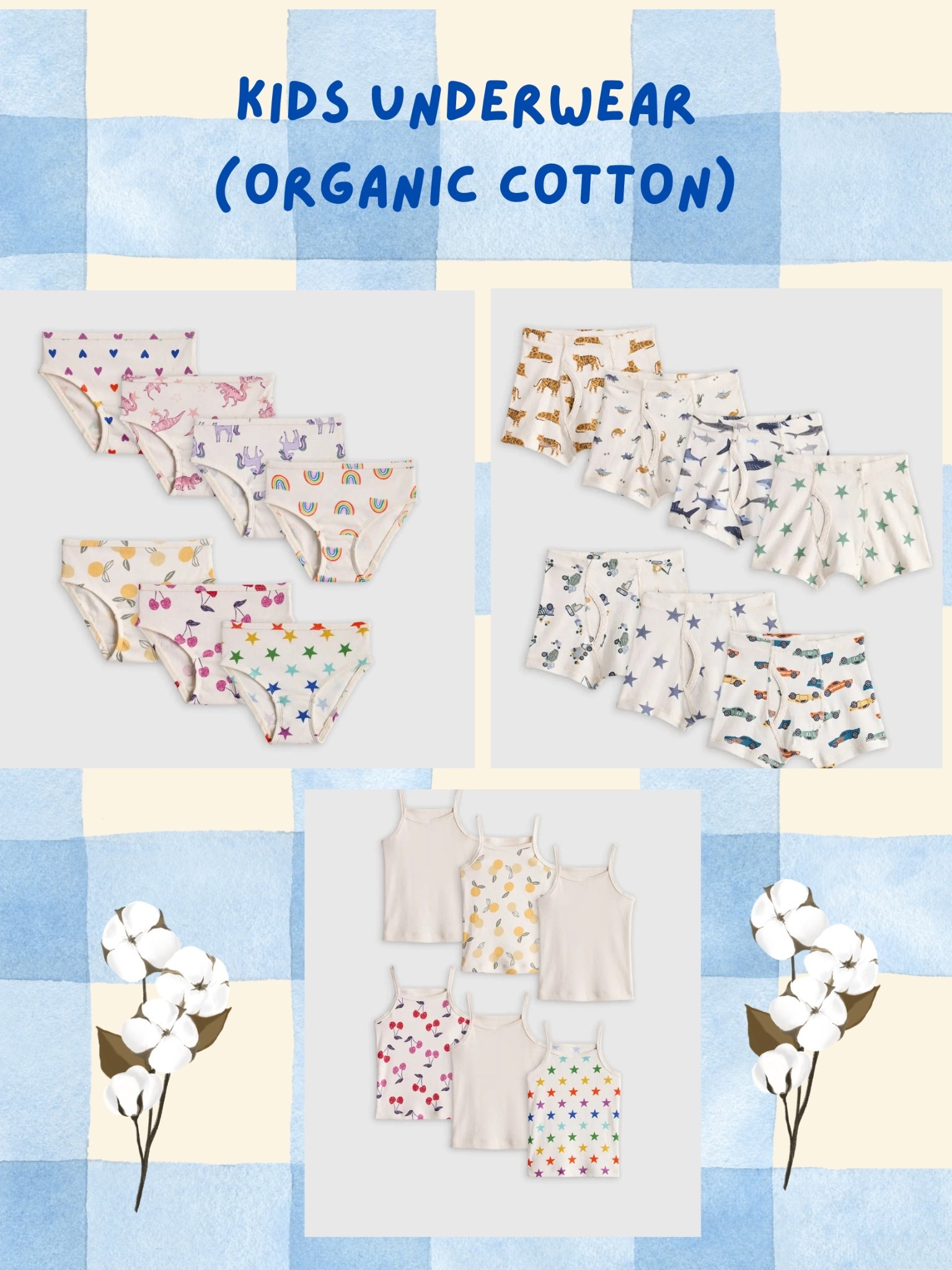 Organic cotton underwear for kids 

#LTKKids