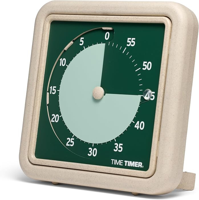 Time Timer\u00ae Retro 8 inch Eco Edition Visual Timer - 60 Minute Desk Countdown Clock Made with... | Amazon (US)