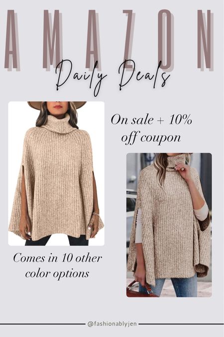This chunky knit turtleneck cape sweater is the perfect fall staple sweater!

Fall sweater, fall wardrobe

#LTKSeasonal #LTKsalealert #LTKFind
