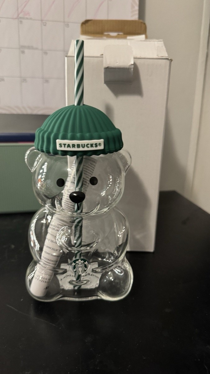 Starbucks Bearista Bear Glass Cup 2025 Limited Edition New In Box | eBay US
