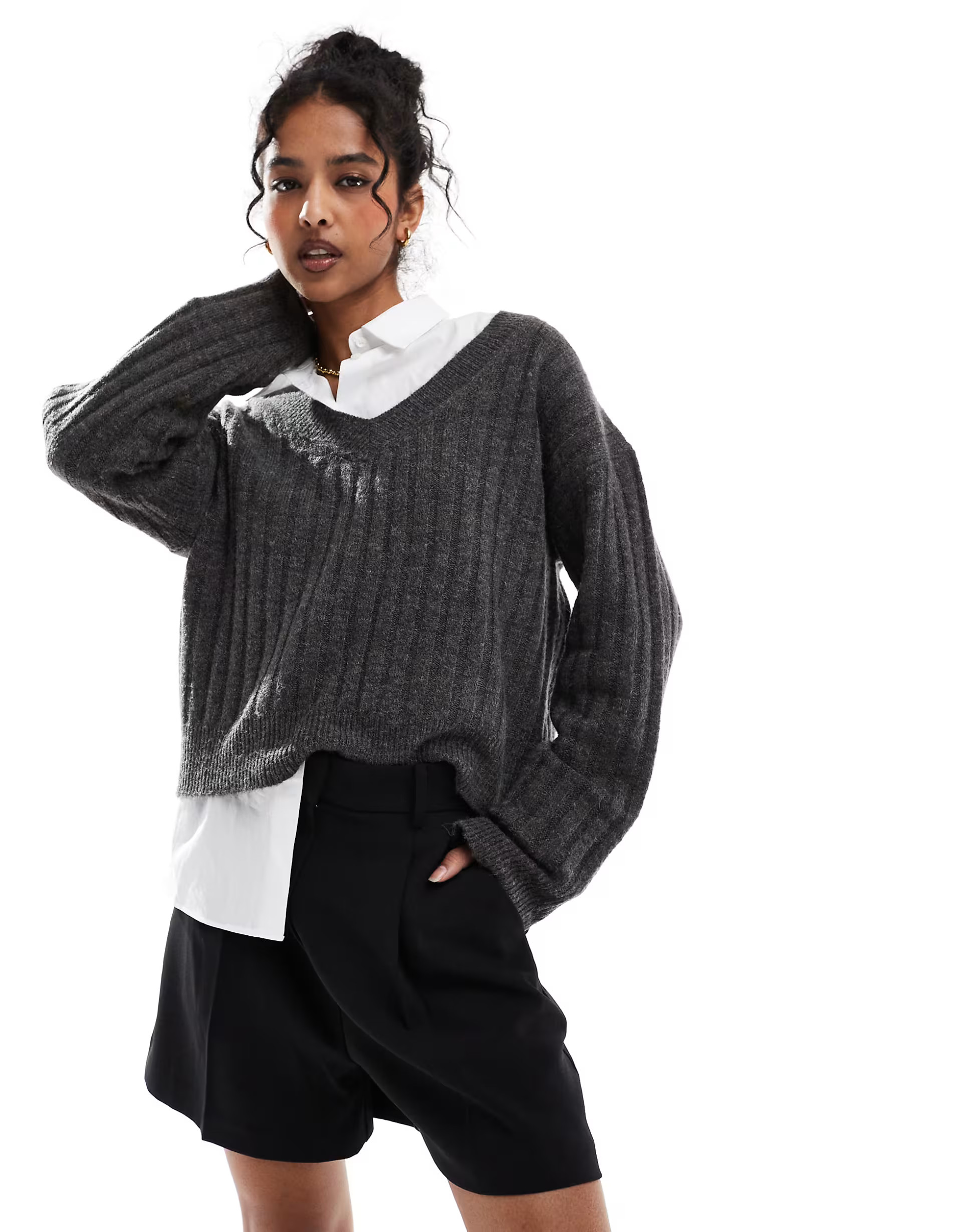 ASOS DESIGN tailored shorts in black | ASOS (Global)