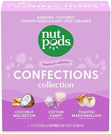 nutpods Confections Collection, (3-Pack), Unsweetened Dairy-Free Creamer, Made from Almonds and C... | Amazon (US)