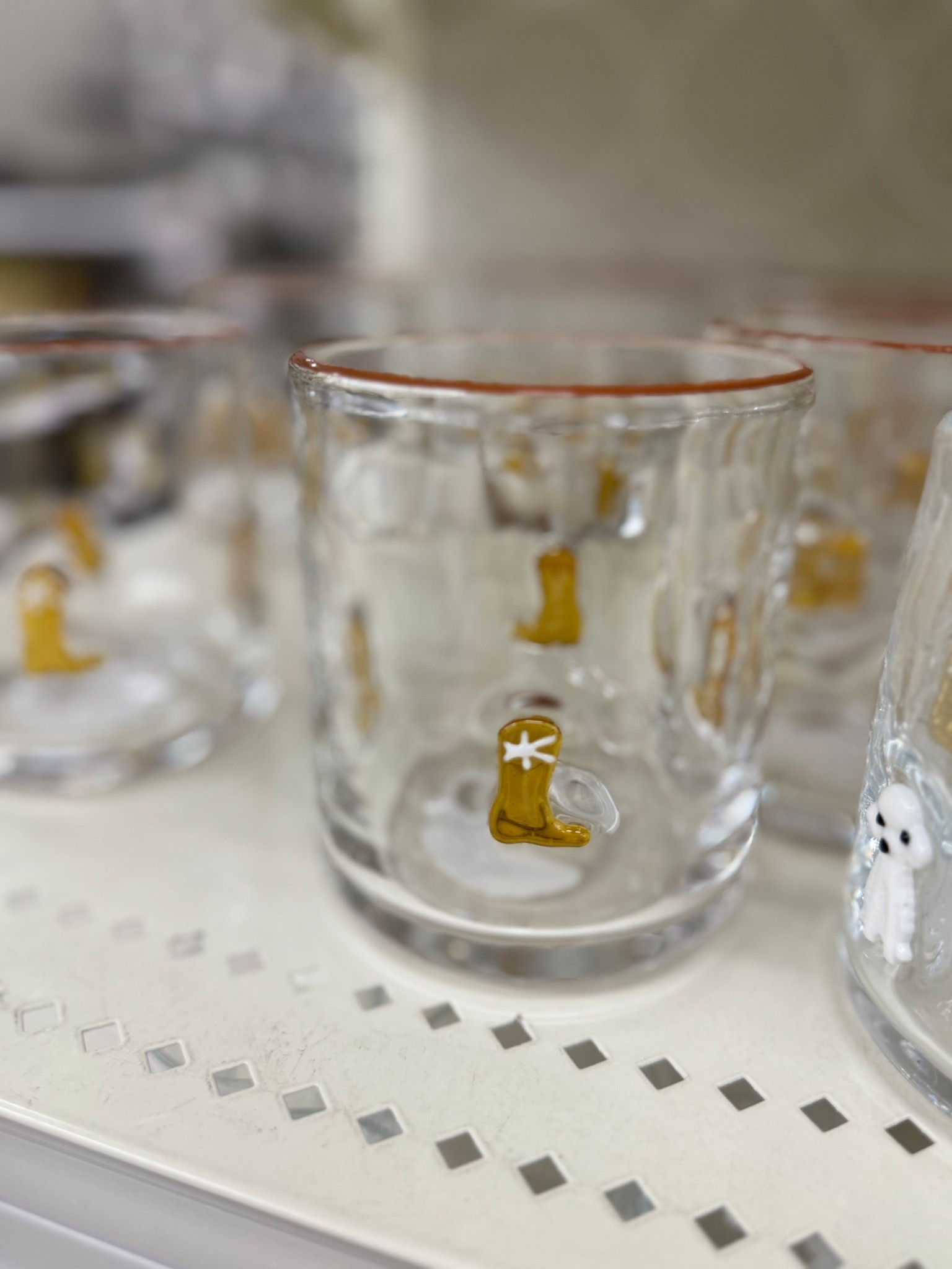 Cute glass Cowboy Boot icon glasses 

#LTKSeasonal #LTKHome