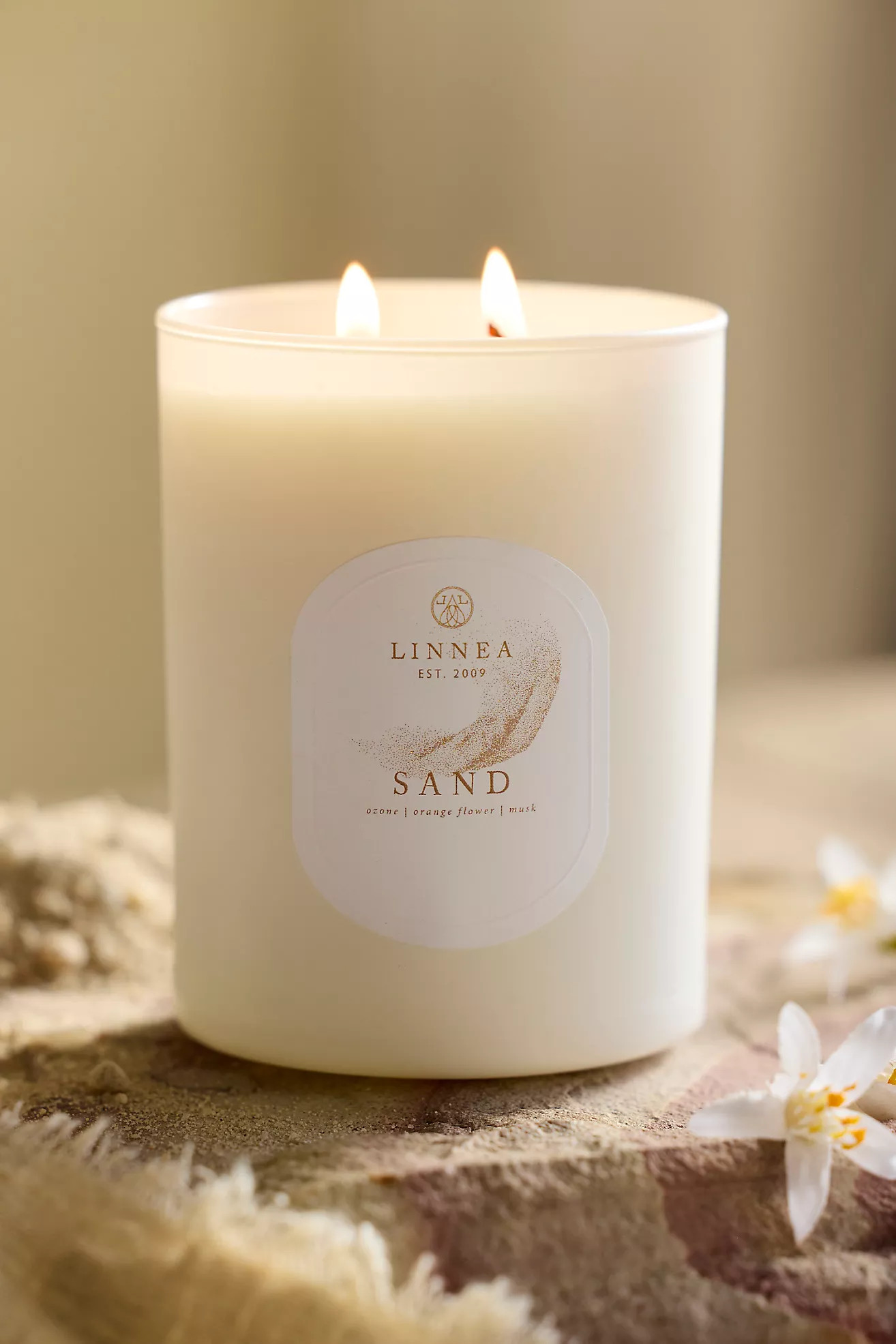 Linnea Candle, Sand | Anthropologie (US)