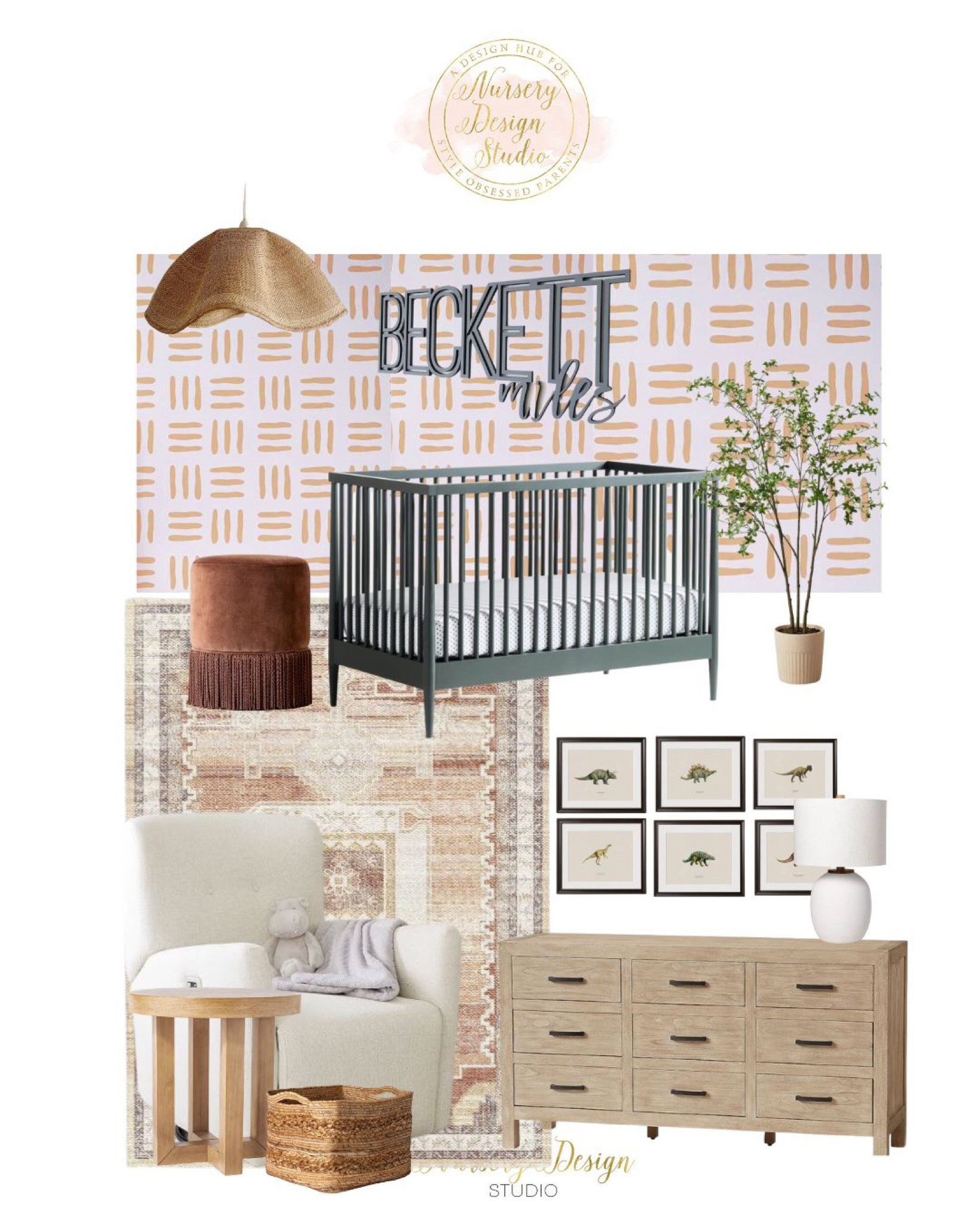 Boys room inspiration, dinosaur decor, green crib, boys room decor 

#LTKbump #LTKbaby #LTKkids