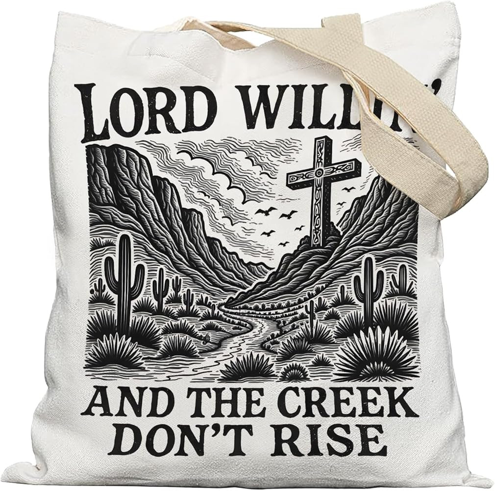 Vintage Western Christian Tote Bag, Christian Gifts for Women Faith Canvas Tote Bags, Country Wes... | Amazon (US)