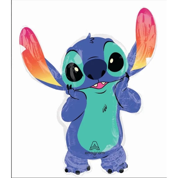 Anagram: Stitch from Lilo & Stitch \u2013 Officially Licensed SuperShape Helium Foil Balloon \u20... | Walmart (US)