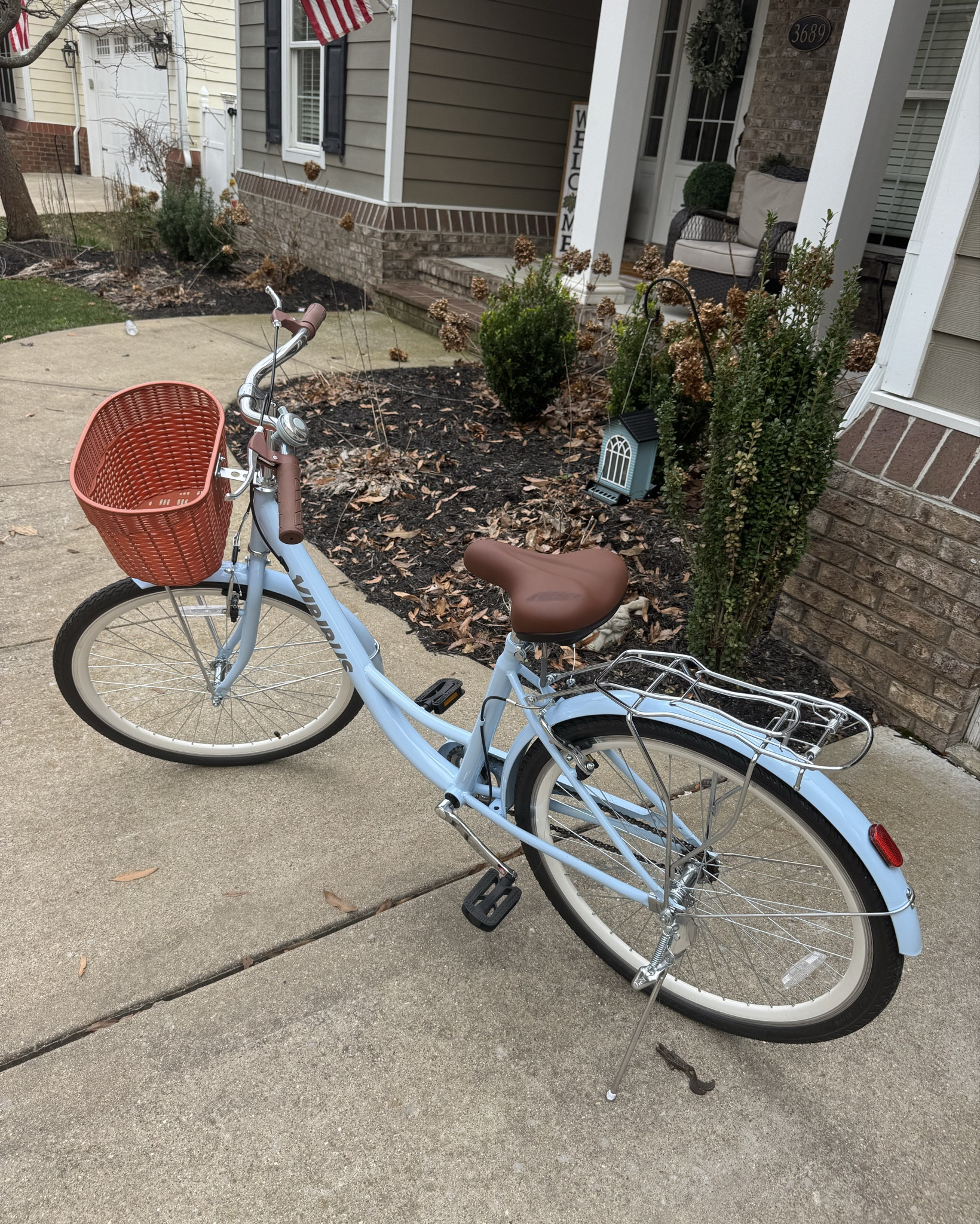 The weather was beautiful today! A little taste of summer and I got to whip out my bike with the boys and ride around the neighborhood a few times and it was glorious!

I’m still in love with this impulse Amazon purchase from last fall… the cutest vintage light blue bike with a basket is the perfect leisurely activity to participate in with your kiddies 💙 
I’ve already ridden it way more than I thought! Plus it’s sooooo cute 🫶

#LTKSeasonal #LTKfitnessgoals #LTKActive