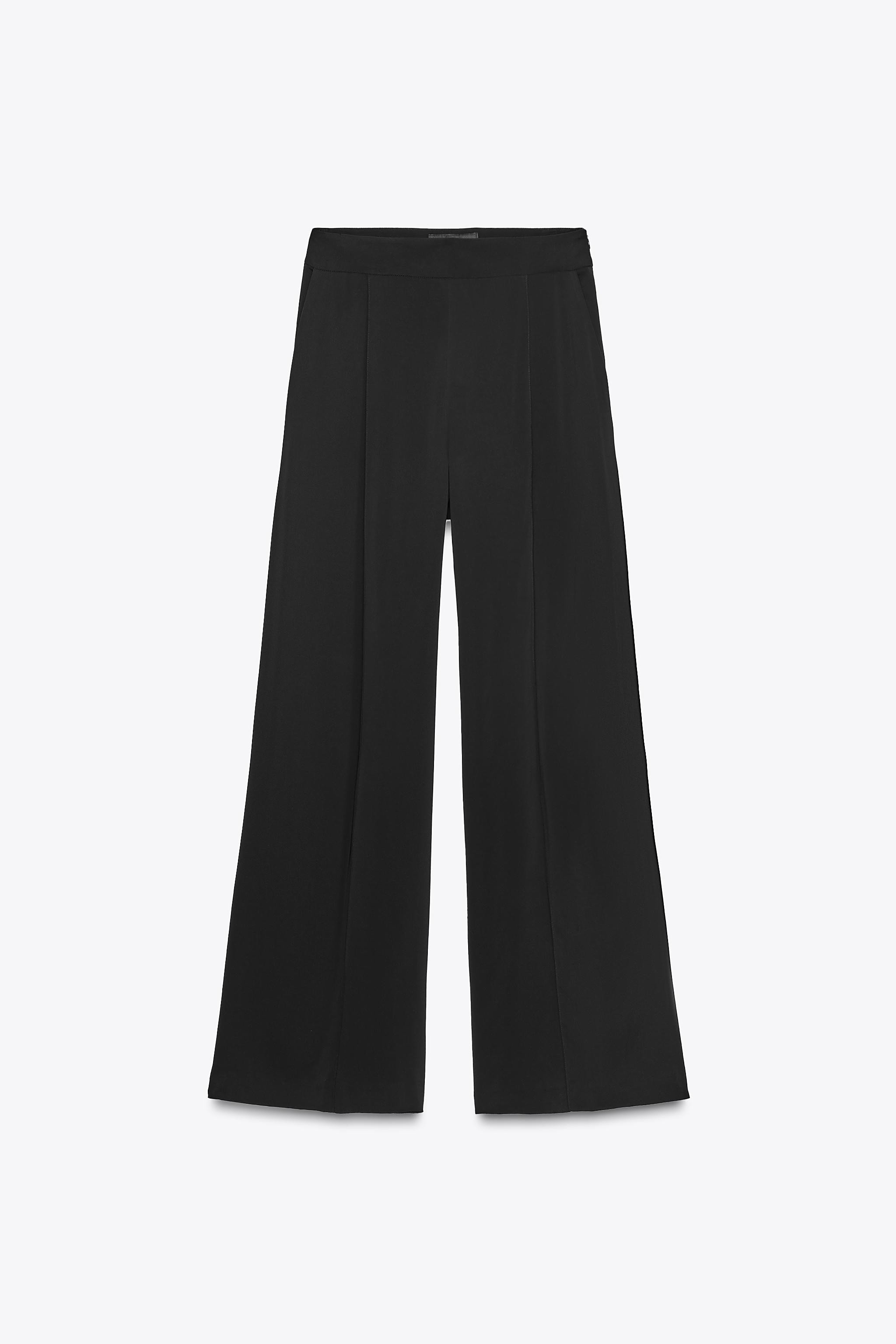 ZW COLLECTION LOOSE-FITTING DARTED TROUSERS | Zara UK