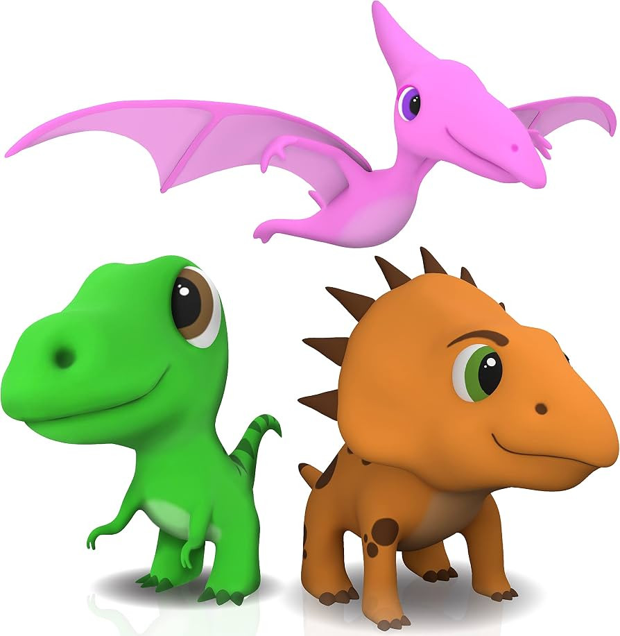 Dinosaur Bath Toys No Holes, Mold Free Baby Bath Toys for Toddlers 1-3, Non Squirting Dino Bath T... | Amazon (US)