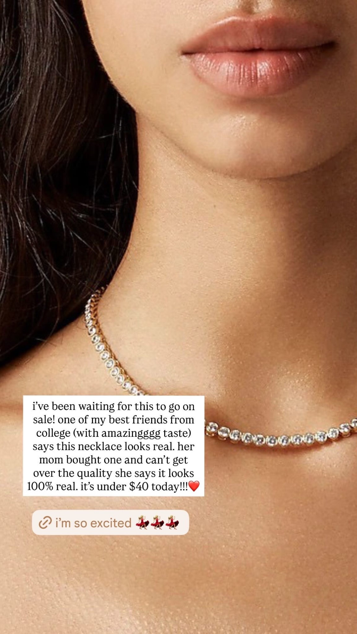 J CREW tennis necklace 50% OFF !!!!!

#LTKCyberWeek #LTKHoliday #LTKGiftGuide