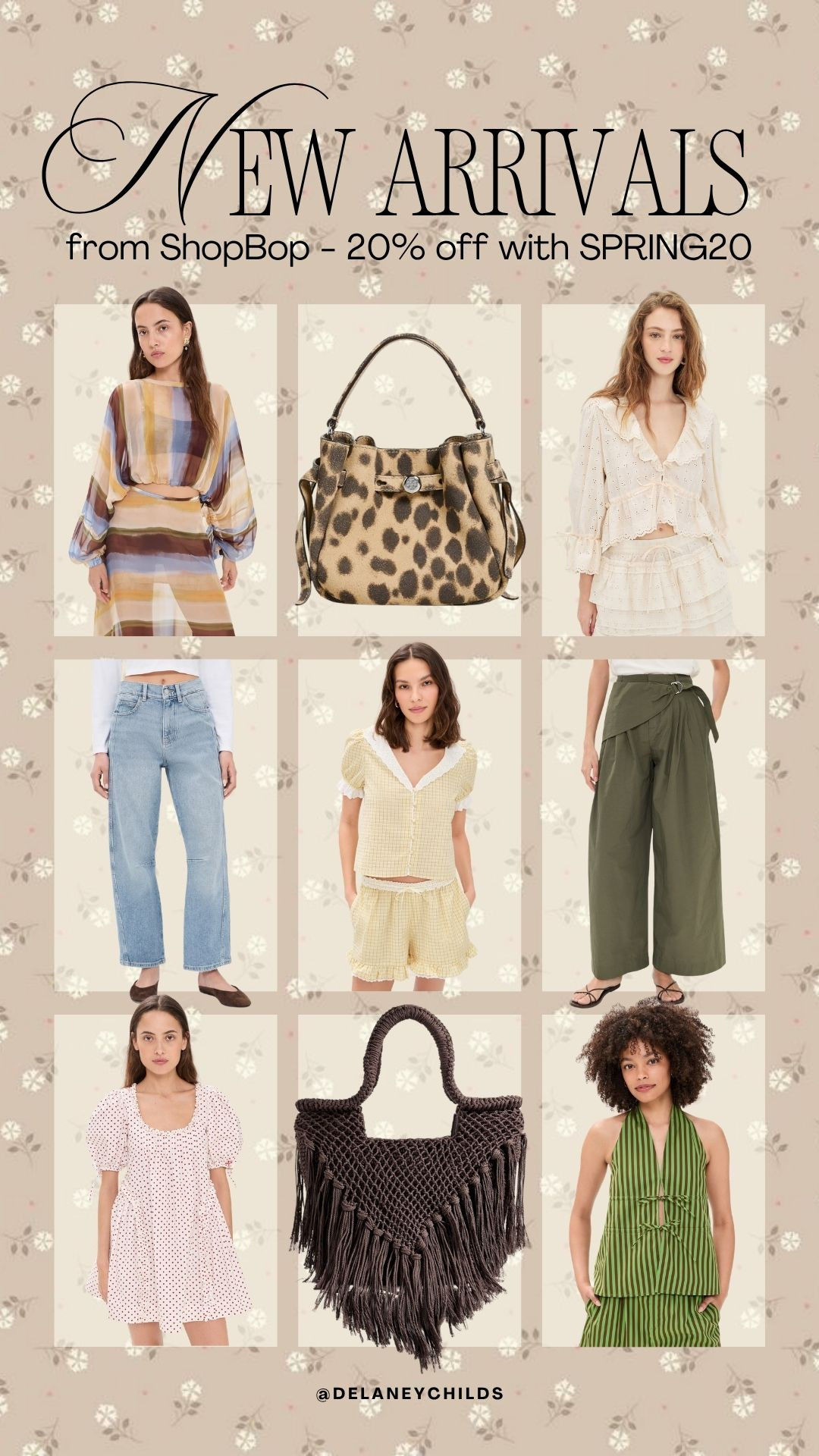 New arrivals from ShopBop! Get 20% off with SPRING20 

 #LTKSeasonal #LTKSaleAlert