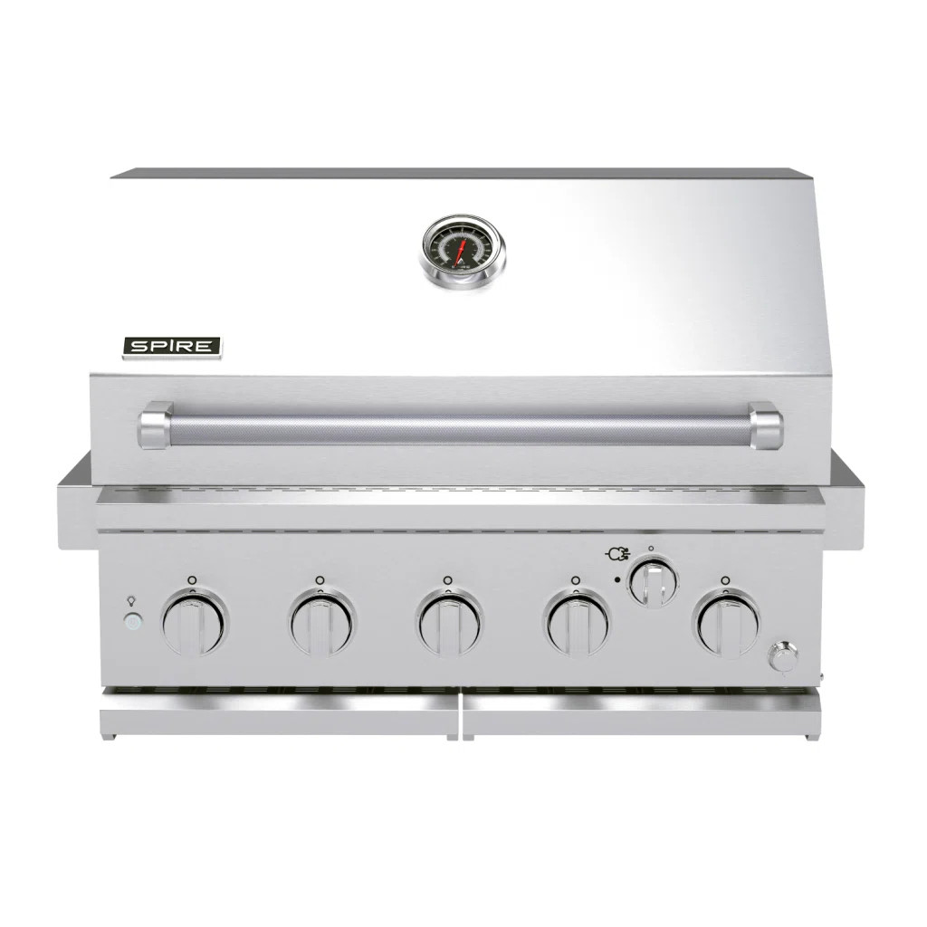 Spire 5-Burner Built-in Grill Head with Rear Burner | Wayfair North America