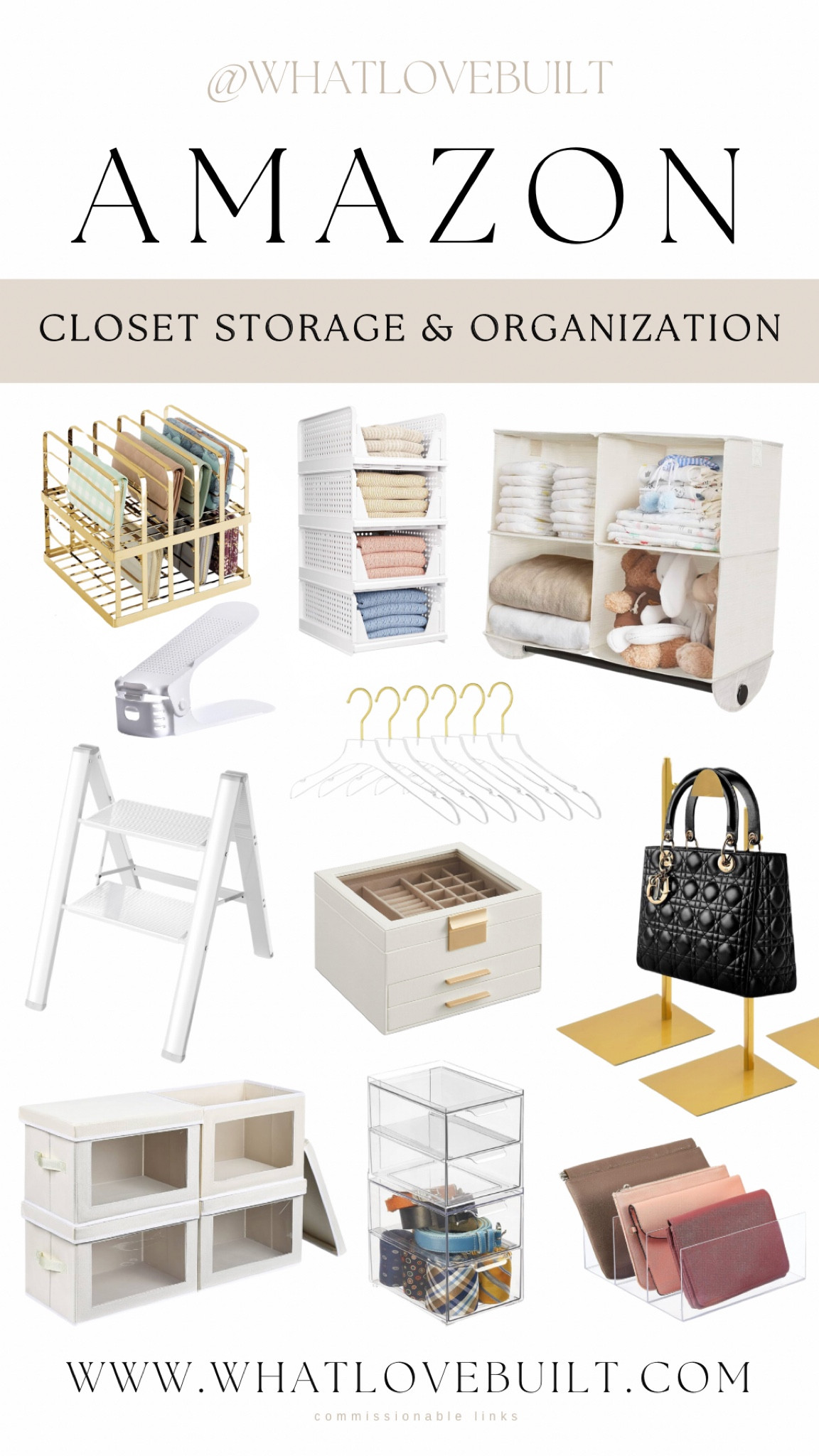 Amazon Closet Storage and Organization

#closet #closetorganization #home #amazonhome #organize #storage #organization #modernhome #clothes 

#LTKstyletip #LTKhome #LTKfindsunder50