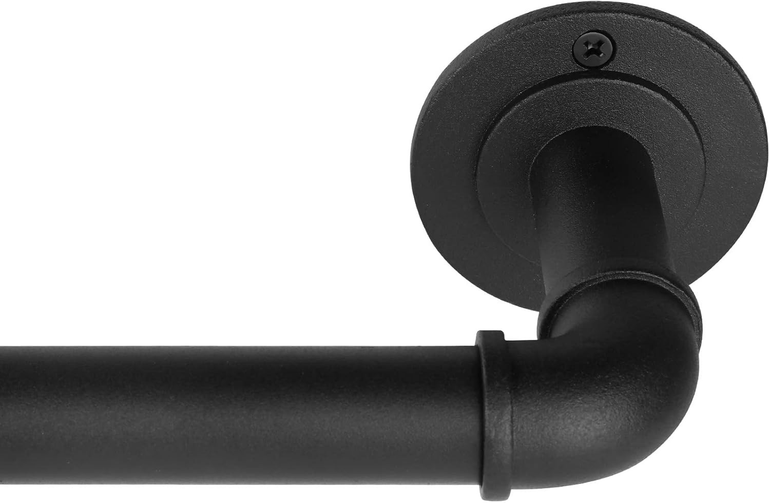 Rustic Curtain Rod, Industrial Curtain Rods for Windows 66 to 120 Inches, Blackout Wrap Around Cu... | Amazon (US)