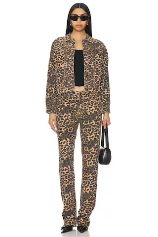 LIONESS Carmlea Jeans in Leopard from Revolve.com | Revolve Clothing (Global)