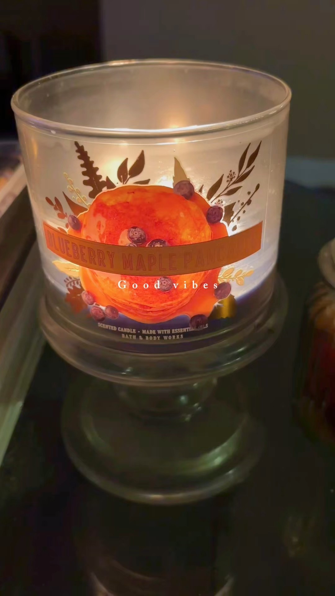 Blueberry Maple Pancakes candle from Bath And Body Works 

#LTKHome #LTKSeasonal #LTKFindsUnder50