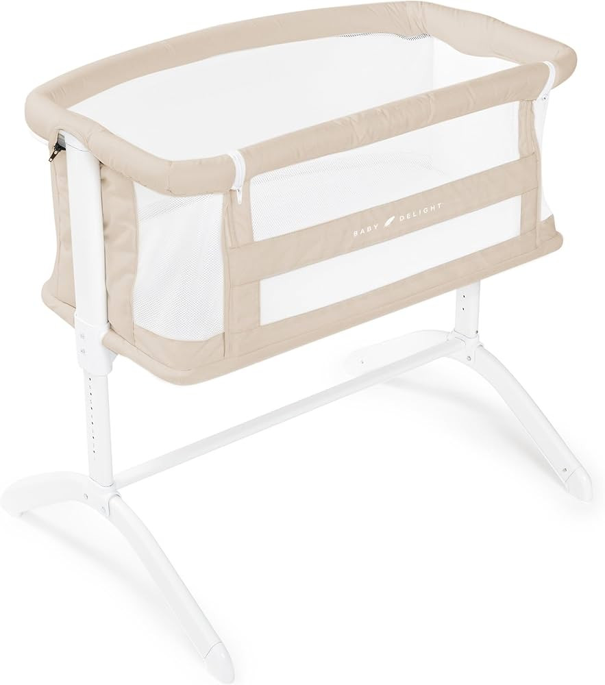 Baby Delight Beside Me Serenity Bassinet | Lightweight Bedside Sleeper & Baby Bassinet | 7-Positi... | Amazon (US)