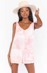 Tilda Tie Romper ~ Twisted Tie Dye Pink | Show Me Your Mumu