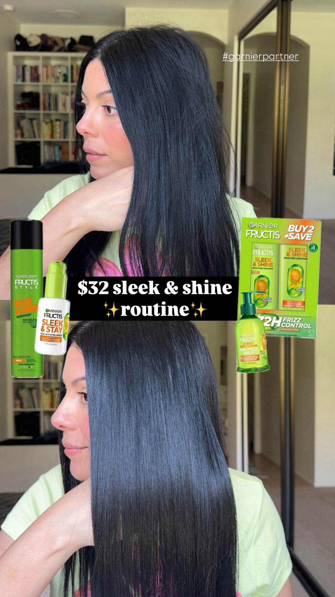 #ad Say goodbye to frizz✨
These Garnier Sleek & Shine faves from @target have completely changed my hair game—hydration, shine, and smoothness in just a few washes.
Linked my routine below!

#garnierpartner #garniersleek #garnier @garnierusa #targetstyle #targetpartner #target @Target @TargetStyle

#LTKSaleAlert #LTKStyleTip #LTKBeauty