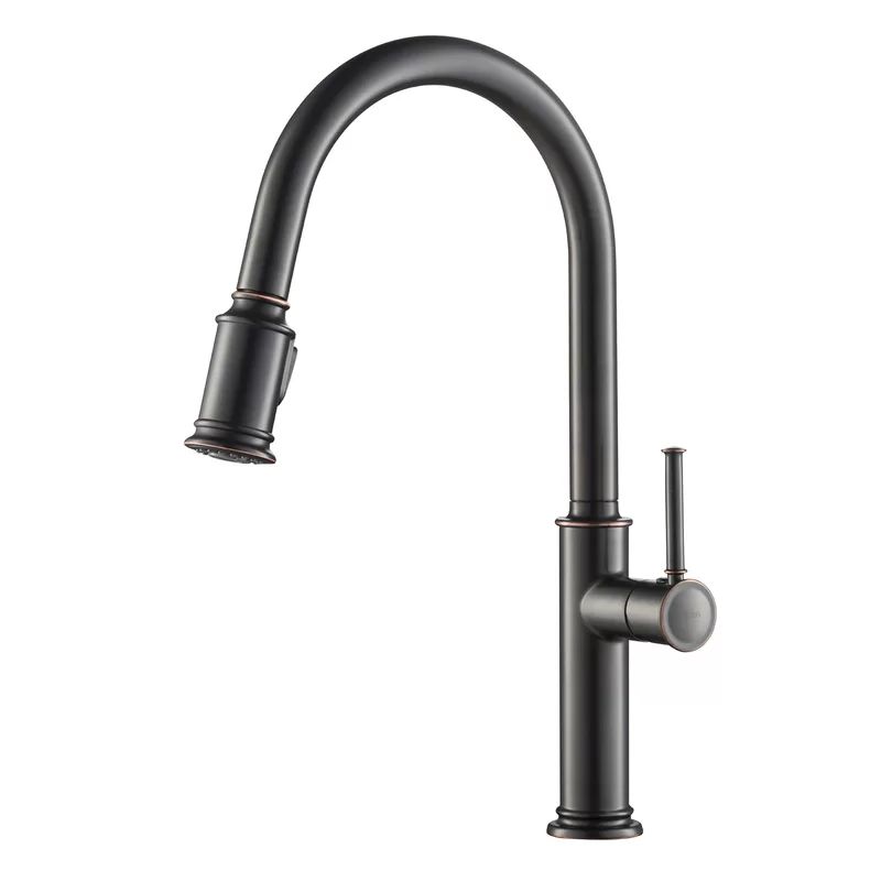 KPF-1680ORB Sellette Pull Down Single Handle Kitchen Faucet | Wayfair North America