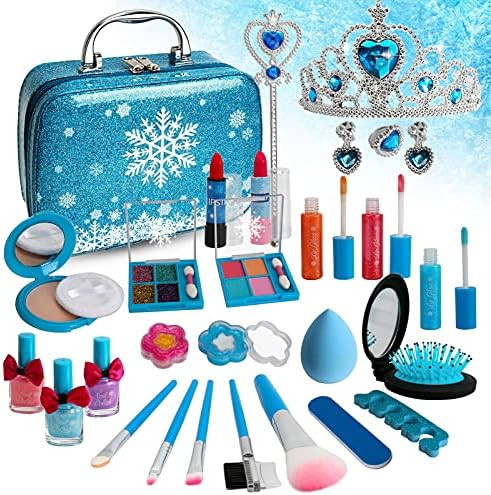 Sendida Kids Makeup Kit for Girls, Kids Play Real Washable Makeup Kit Cosmetics Toys Gift for Lit... | Amazon (US)