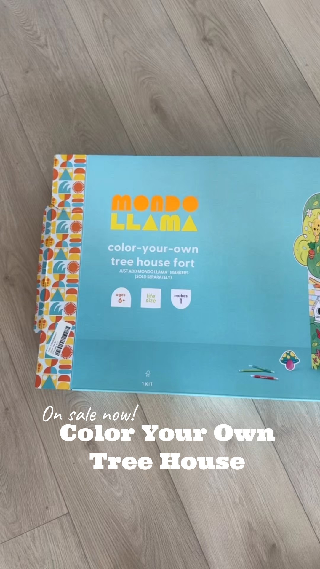 Take time away from the screens with this hours of fun toy! Kids color each panel and then assemble into their very own house. On major sale now at target!



#LTKHome #LTKSaleAlert #LTKSummerEdit