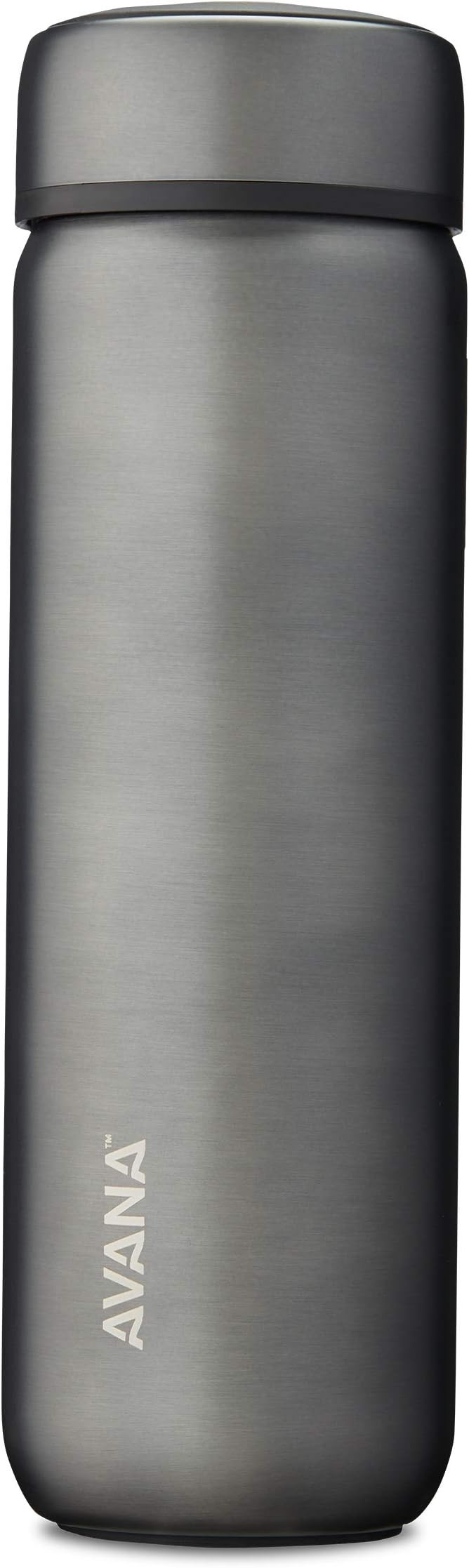 Avana Beckridge Stainless Steel Double-Wall Insulated Water Bottle, 25-Ounce, Gunmetal | Amazon (US)