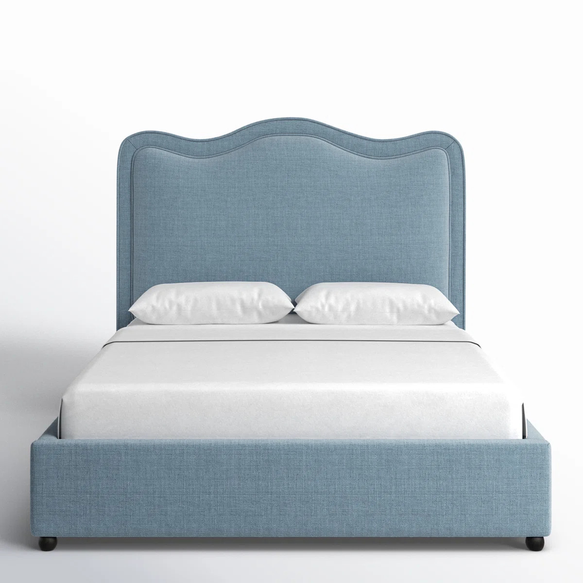 Upholstered Scalloped Bed | Wayfair North America