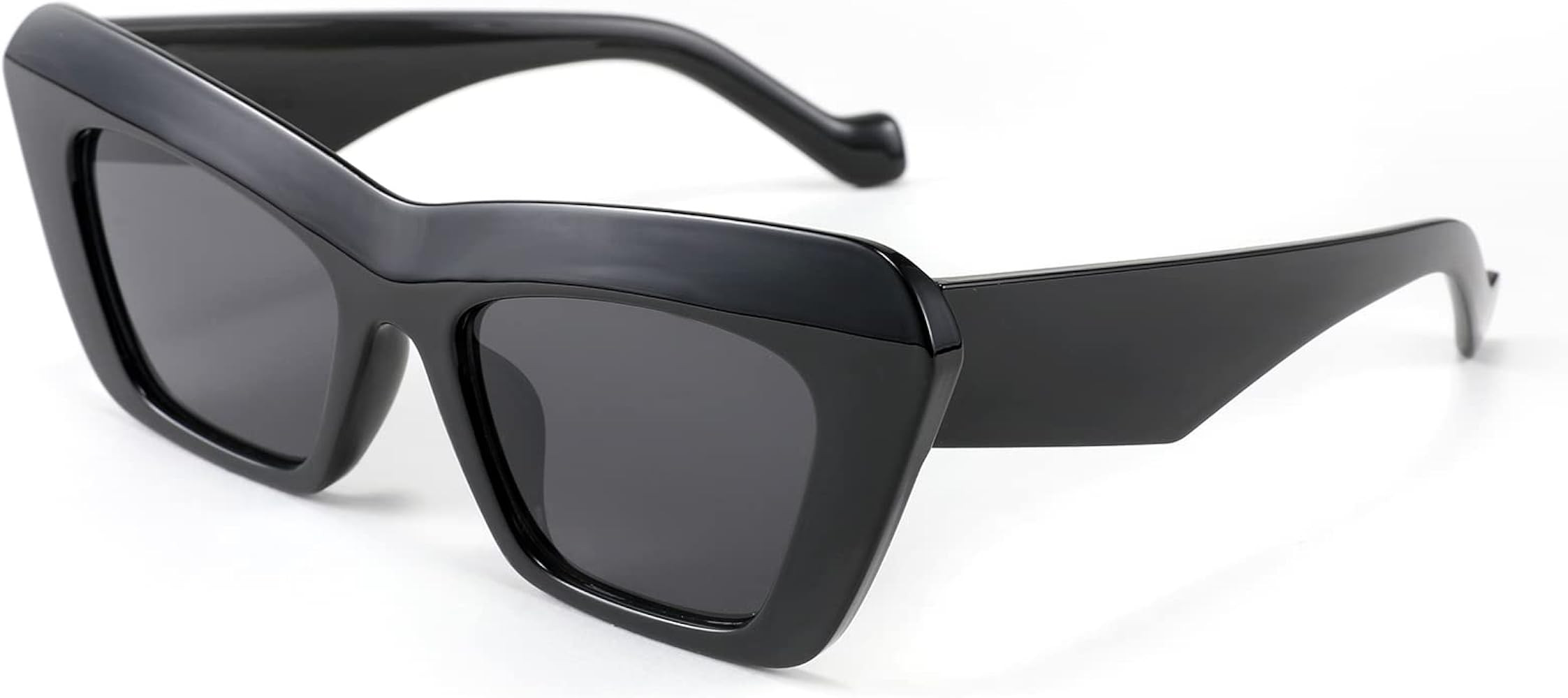 FEISEDY Women Men Retro Vintage Cat Eye Square 90s Sunglasses Jelly Colored Classic 70s Eyewear B... | Amazon (US)