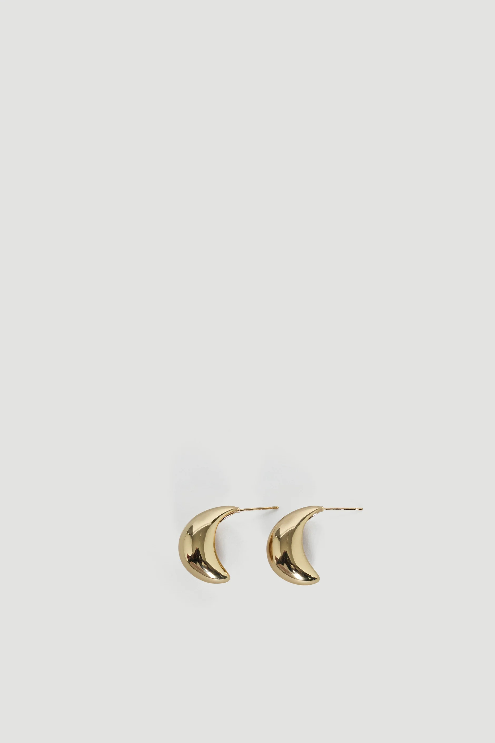 9ct Chunky Teardrop Earrings - 9ct Gold Plated | DECJUBA