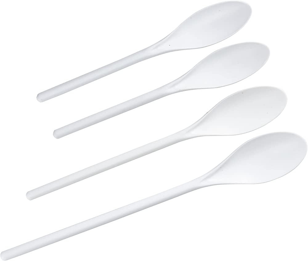 Chef Craft Select Plastic Spoon Set, 10-14.5 inch 4 Piece, White | Amazon (US)